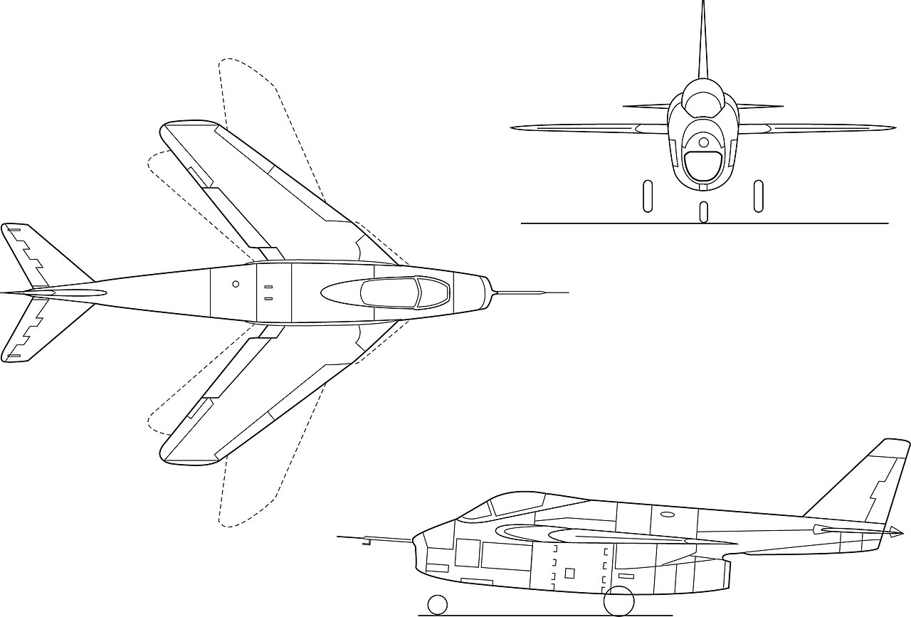 Bell X-5 at the National Museum of the USAF