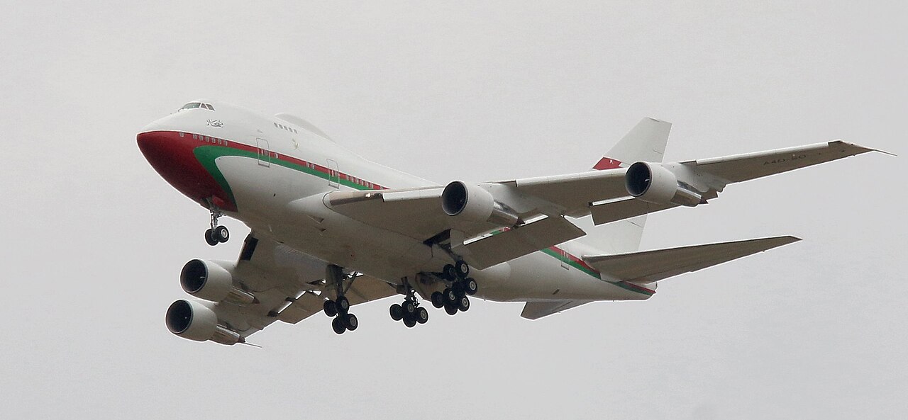 A Boeing 747SP in flight