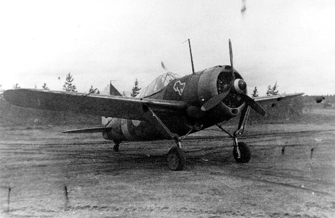 Brewster B-239 of the Finnish Air Force