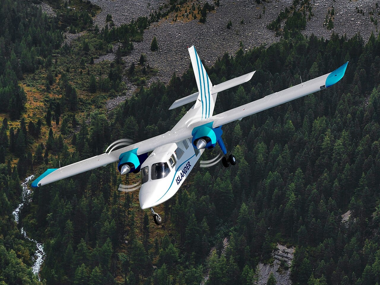 Britten Norman BN2 Islander Company Librea