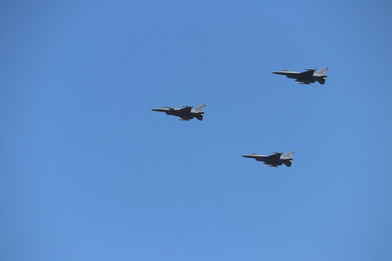Bulgarian Air Force F-16 Block 70 fighter jet