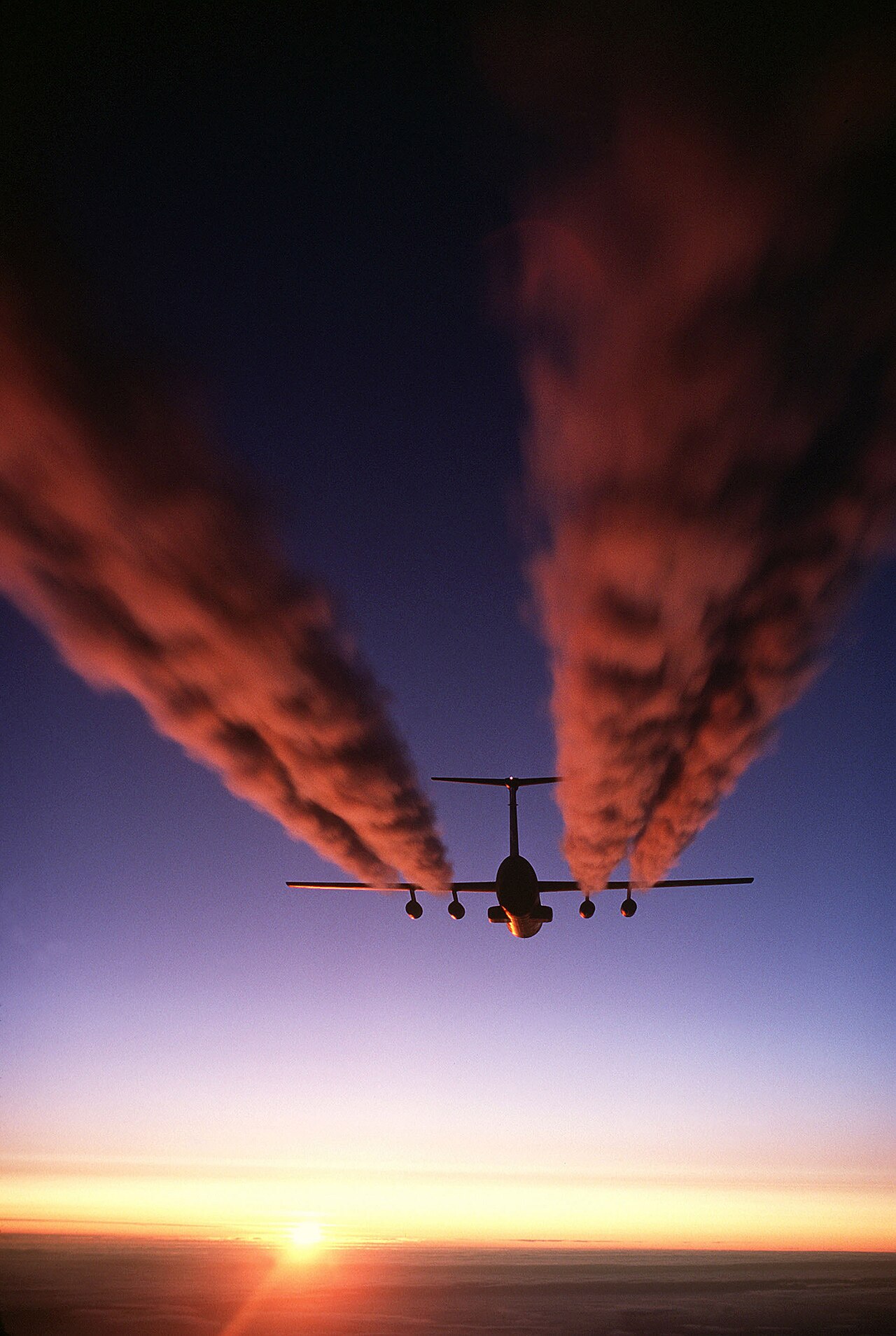 A C-141 Starlifter in flight