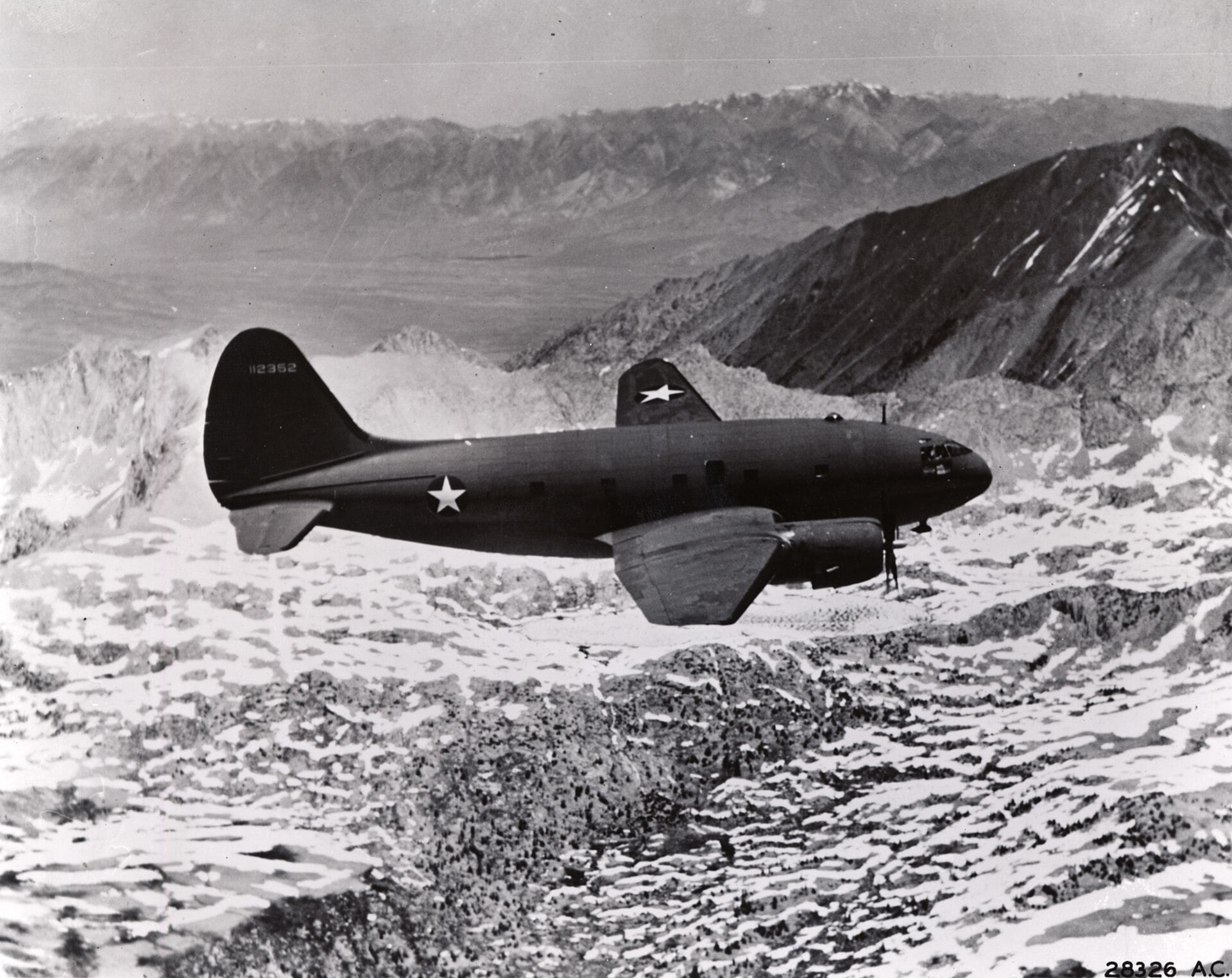 A C-46 over the Hump