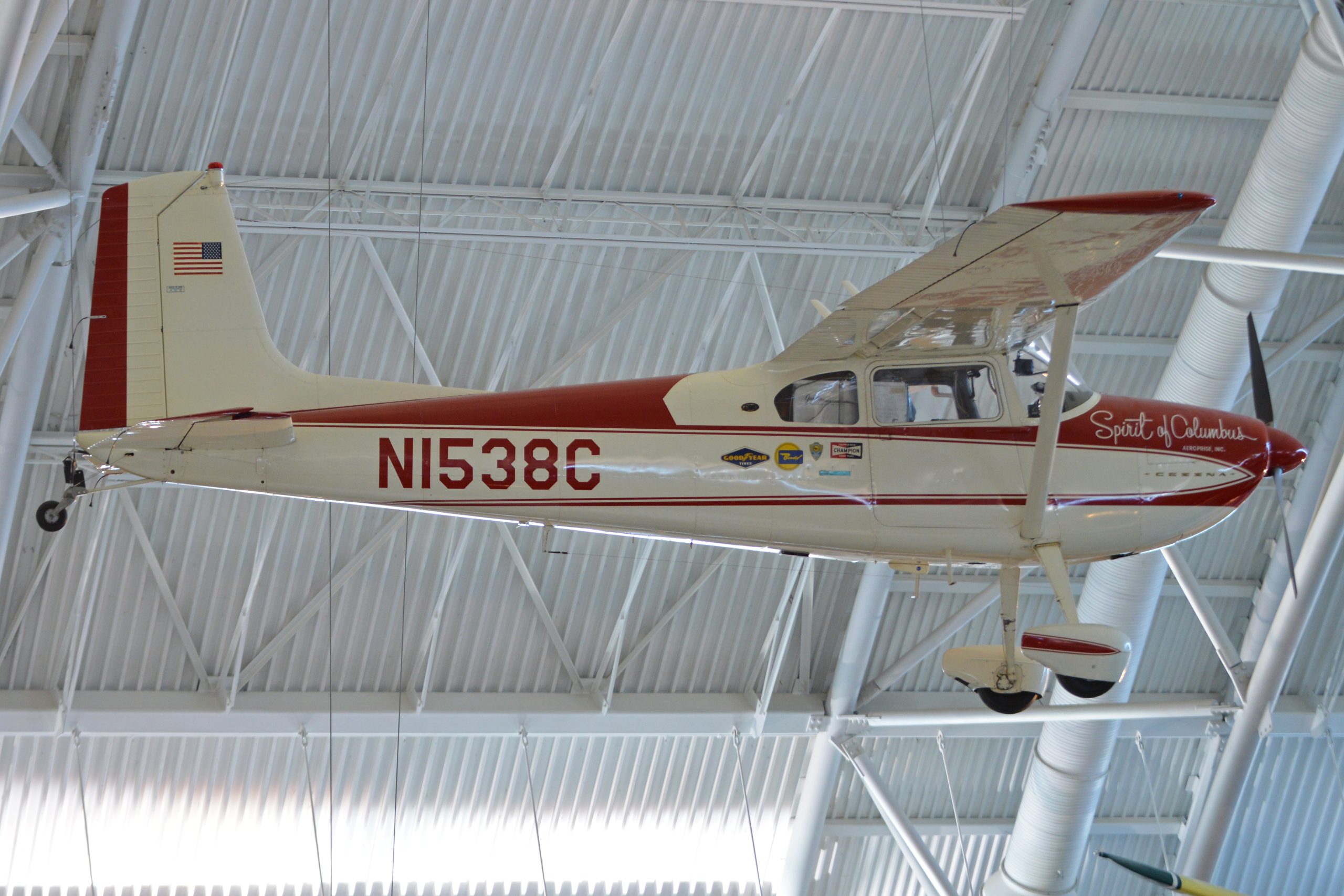Cessna 180 N1538C, el Espíritu de Colón