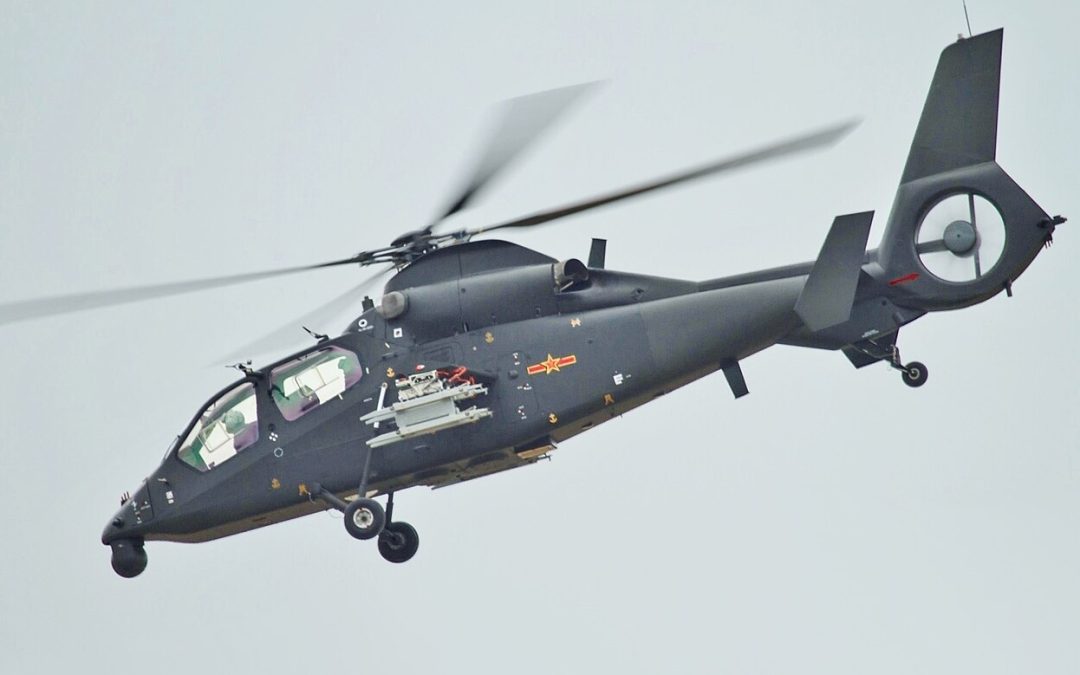 China Flies a Gunship With a Robot Pack