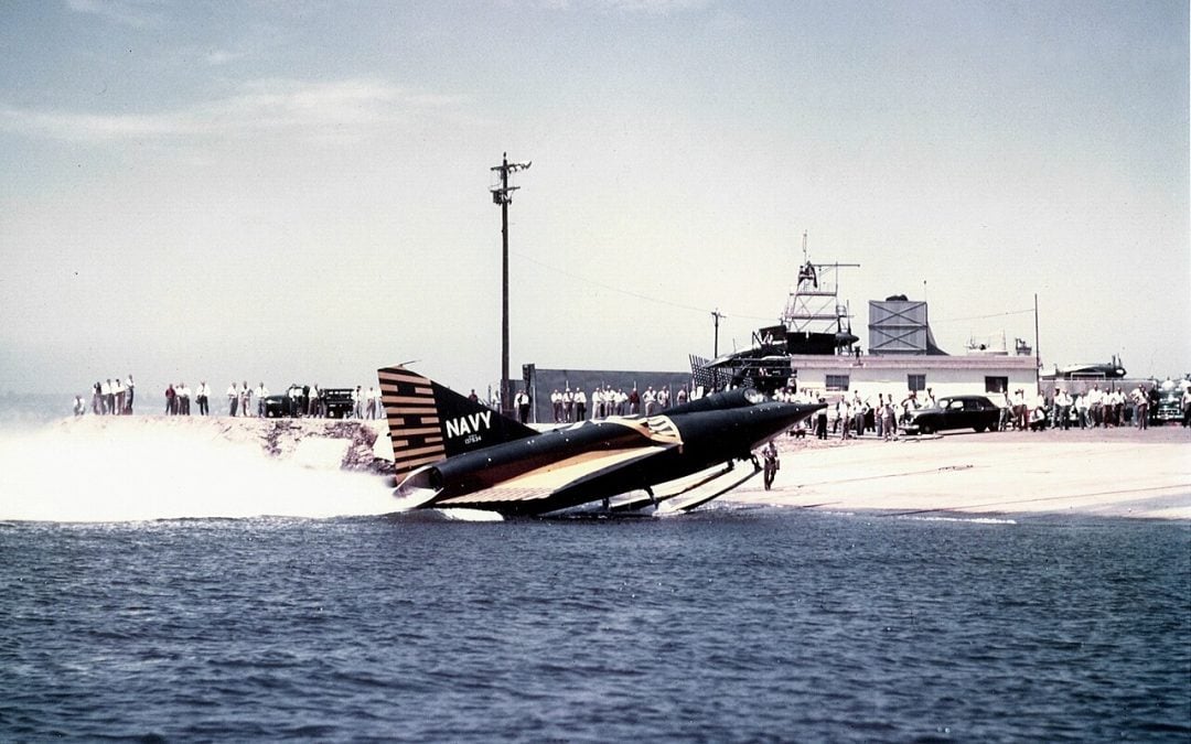 Convair Sea Dart: The Only Supersonic Seaplane Rode on Skis