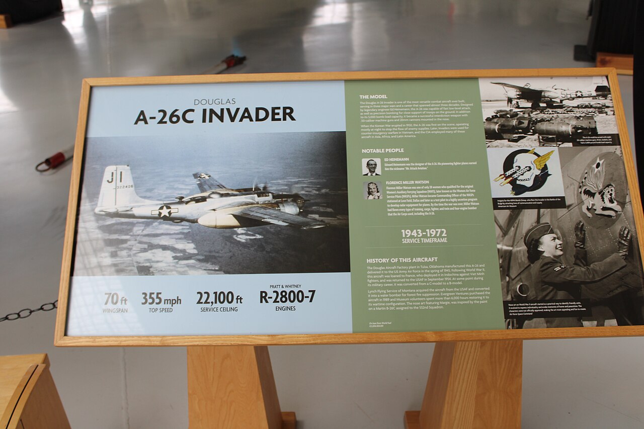 A preserved Douglas A-26 Invader