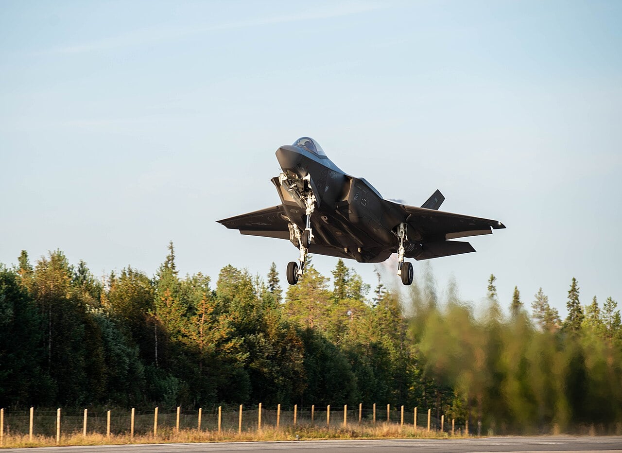 Un F-35 Lightning II opérant en Finlande