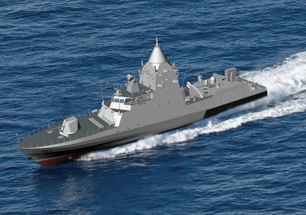 Configuration des armes et des capteurs du Falaj 3