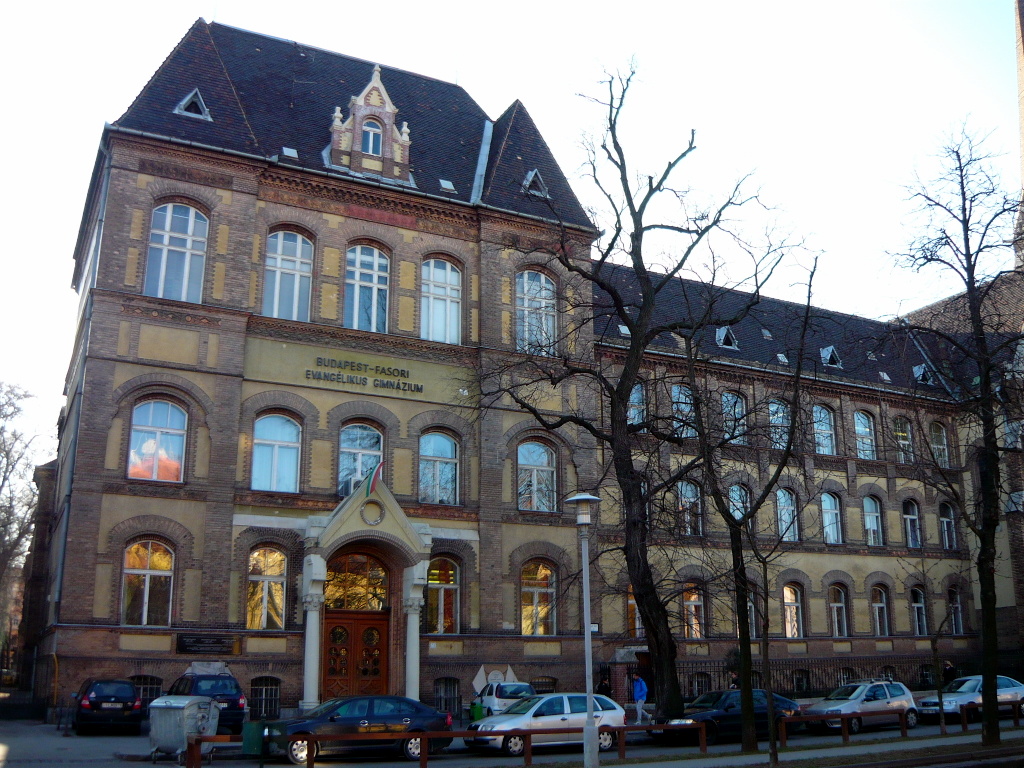 The Fasori Gimnazium school building in Budapest