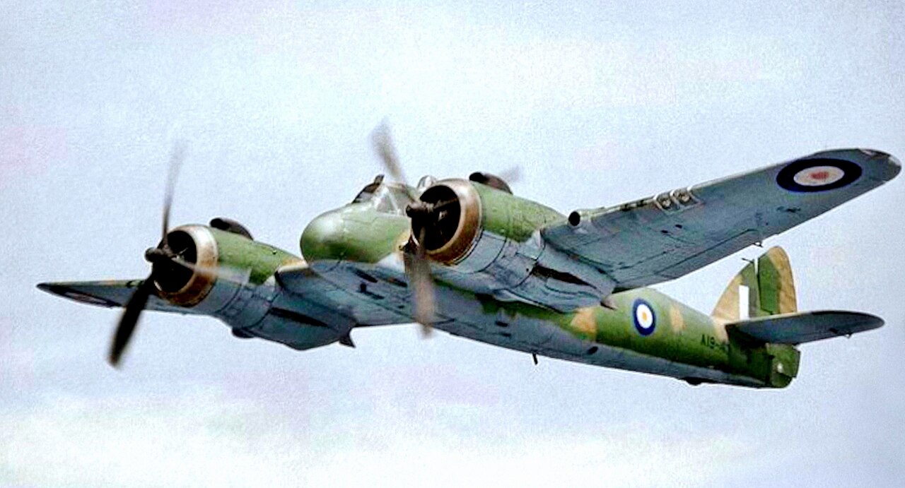 Un caza nocturno Bristol Beaufighter
