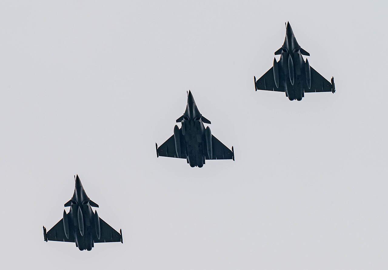 A French Air Force Rafale fighter