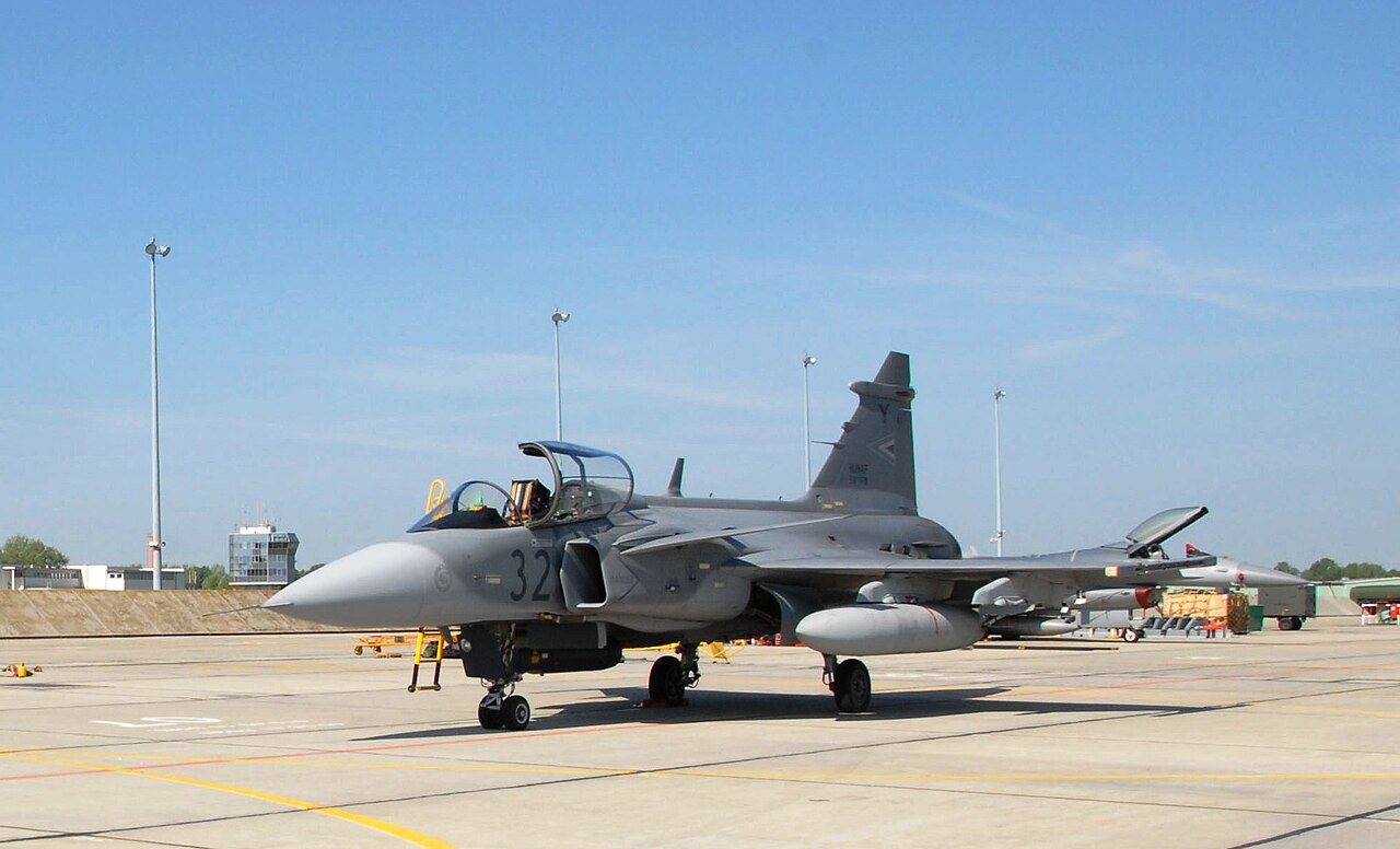 Hungarian Air Force JAS-39 Gripen at Kecskemet