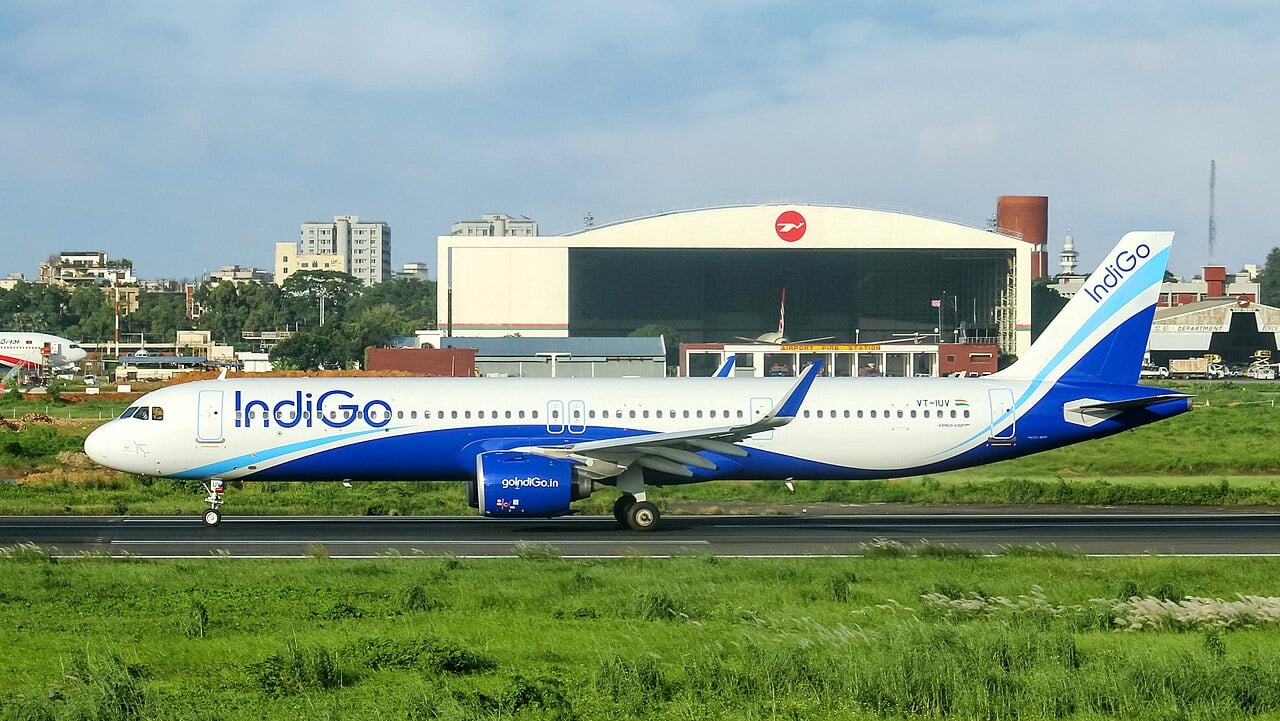Un Airbus A321neo de IndiGo