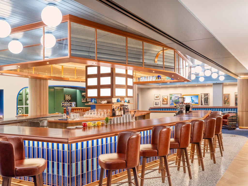 Die Neighborhood Bar im JetBlue BlueHouse Boston