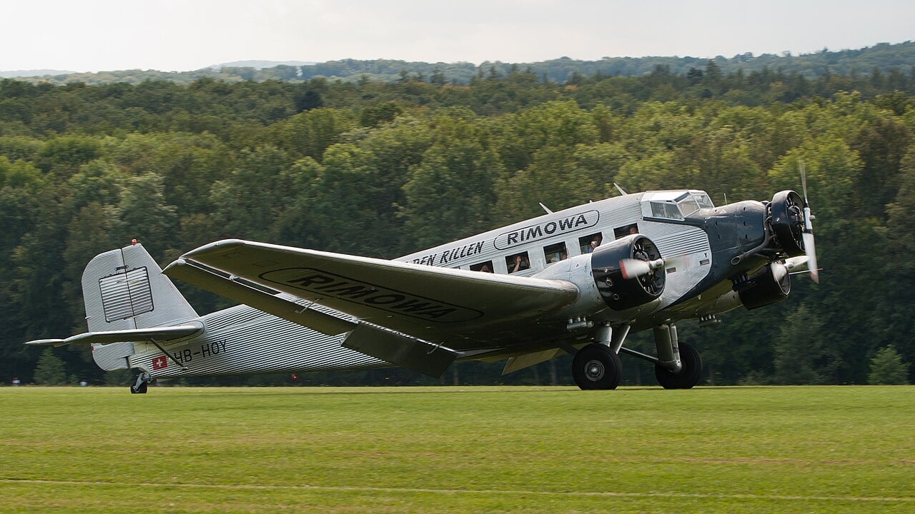 Eine Ju-Air Ju 52 der Schweizer Flotte