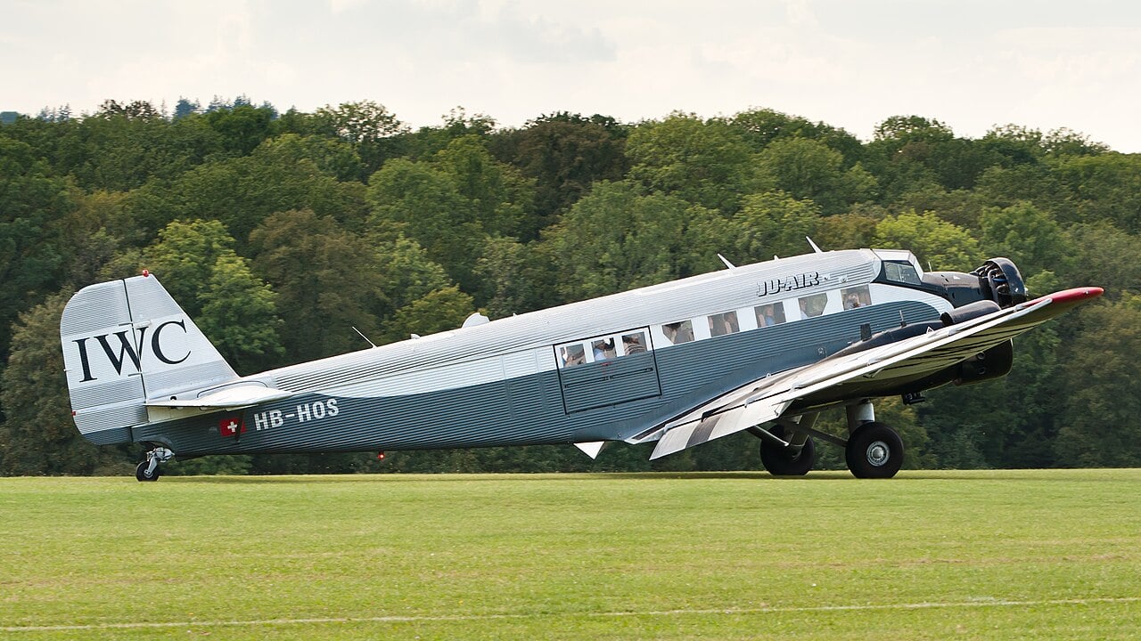 Ju-Air Junkers Ju 52 HB-HOS Eine Ju-Air Junkers Ju 52/3m des Schweizer Betreibers, Baujahr 1939
