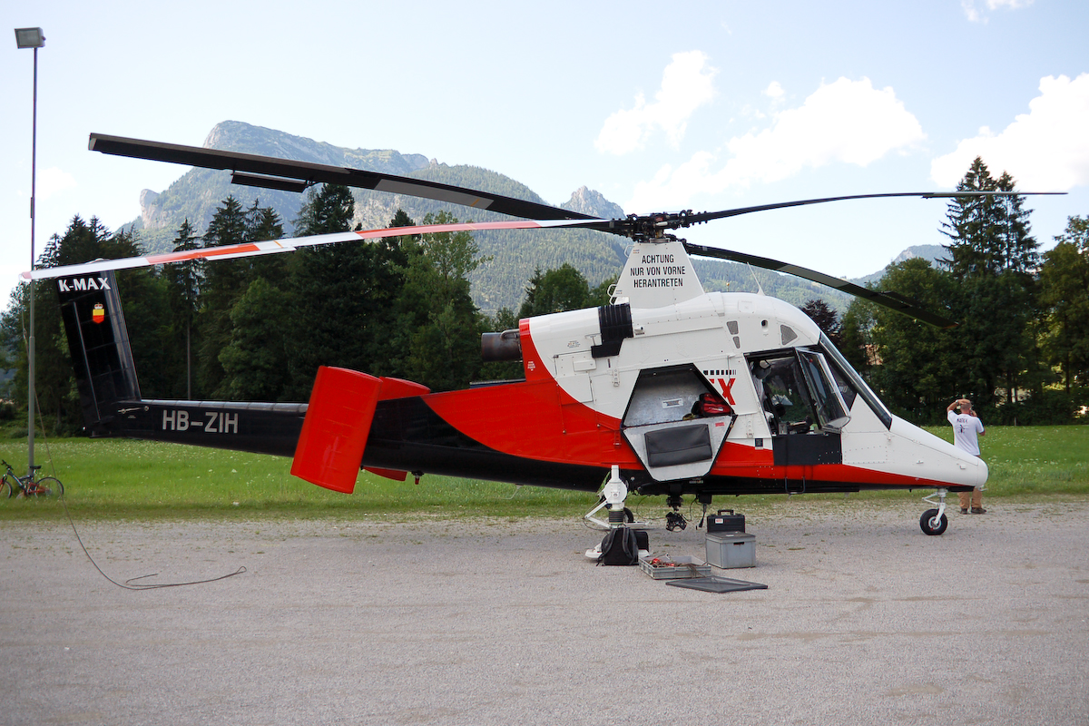 Swiss-registered Kaman K-MAX synchropter