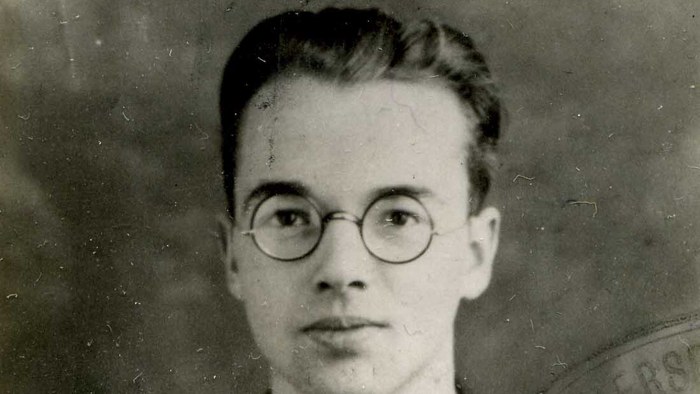 Klaus Fuchs, fotografía policial, 1950 Klaus Fuchs, fotografía policial, 1950