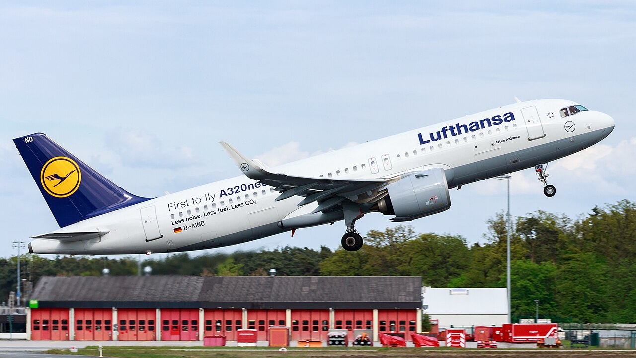 Lufthansa A320neo en Frankfurt
