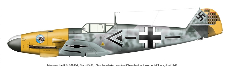 Werner Mölders Bf 109 F-2 des JG 51
