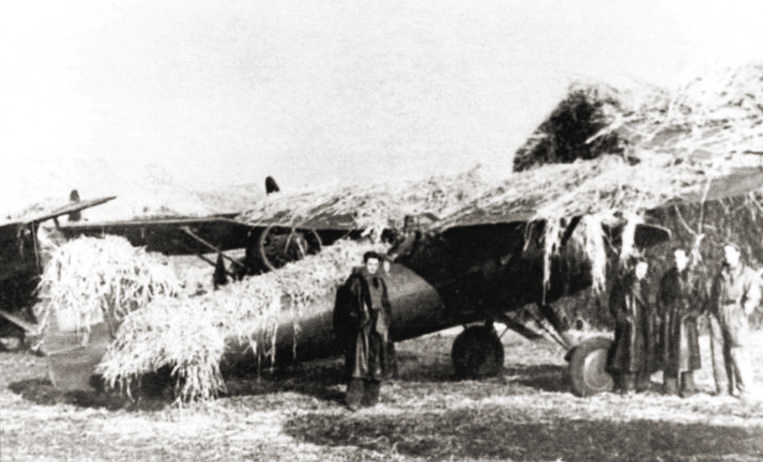 PZL P.11 fighter at a Polish airfield in 1939