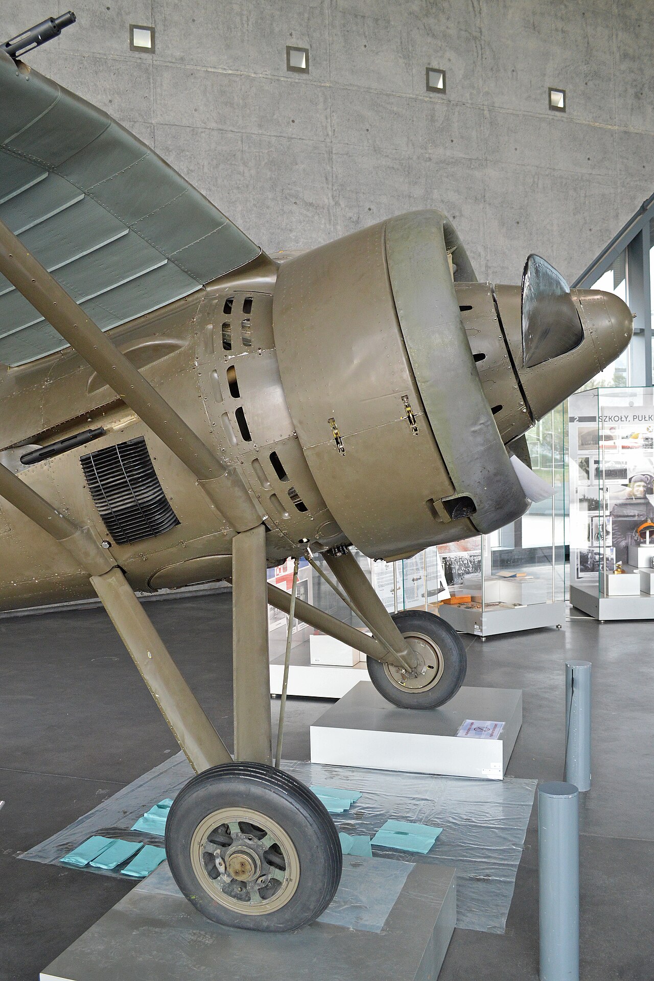 PZL P.11c gull-wing fighter
