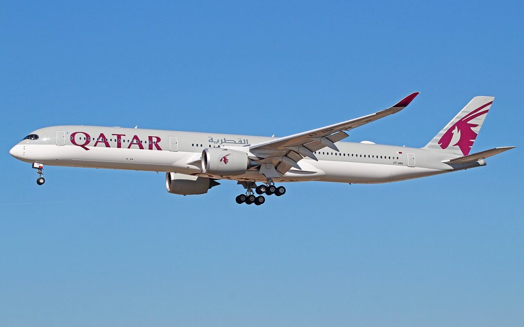 Qatar acaba de volar un jet de 283 plazas a 80 millas de distancia.
