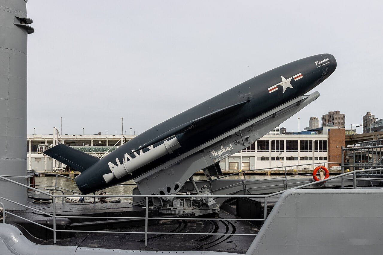 Regulus missile on USS Growler at the Intrepid Museum