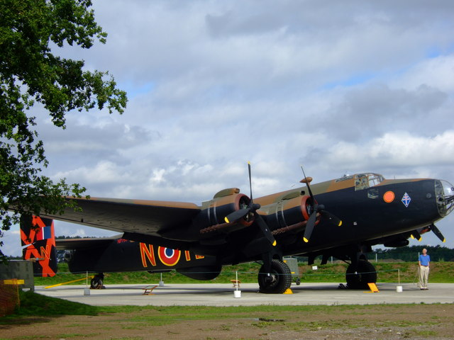 A restored Handley Page Halifax