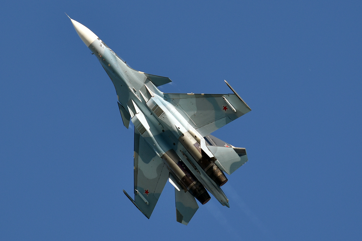 Russian Navy Sukhoi Su-30SM multirole fighter