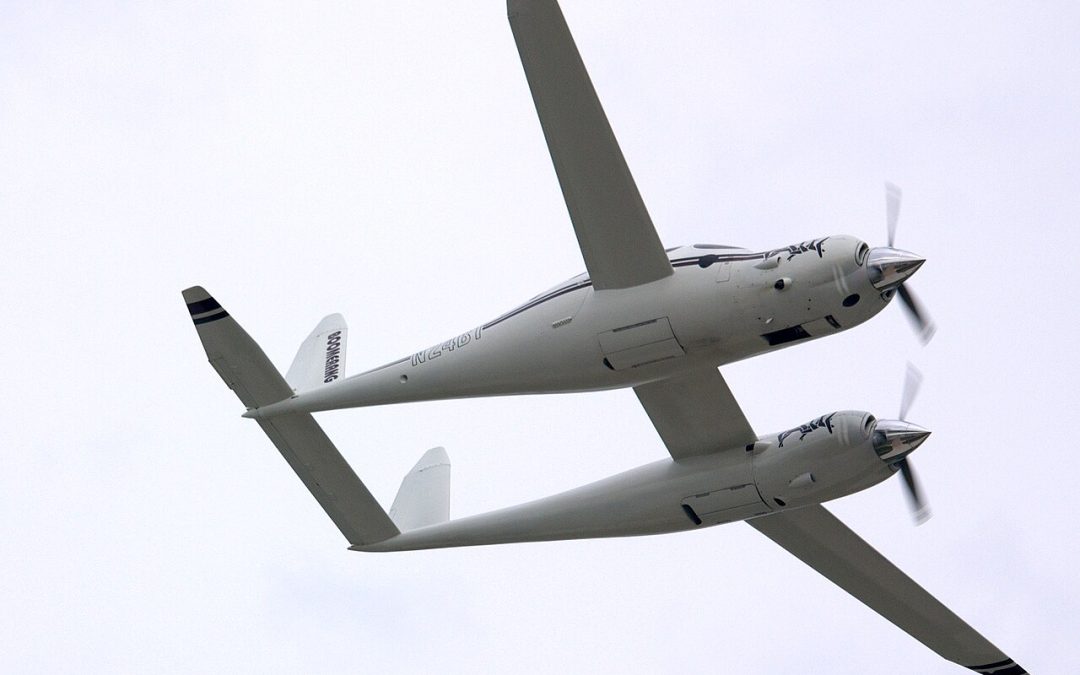 Der Rutan-Bumerang: Absichtlich schief gebaut