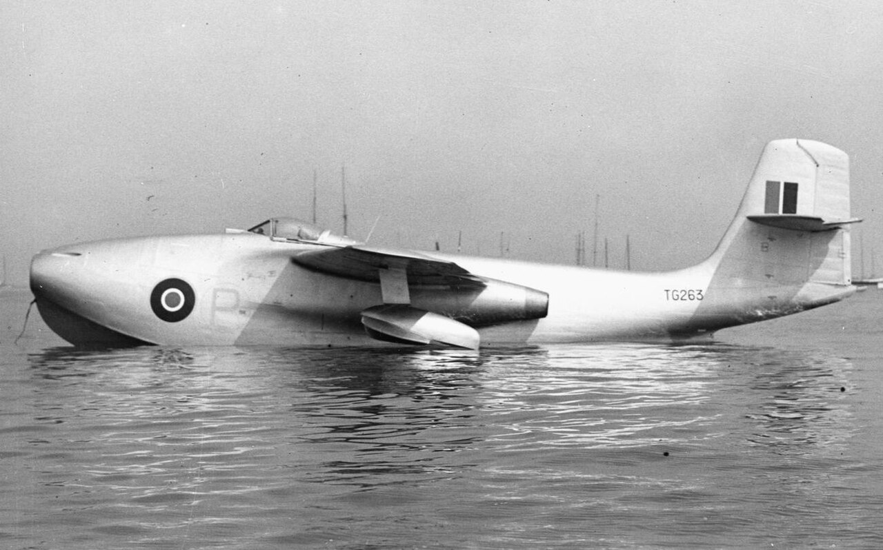 The Saunders-Roe SR.A/1, the world&rsquo;s first jet-powered flying-boat fighter