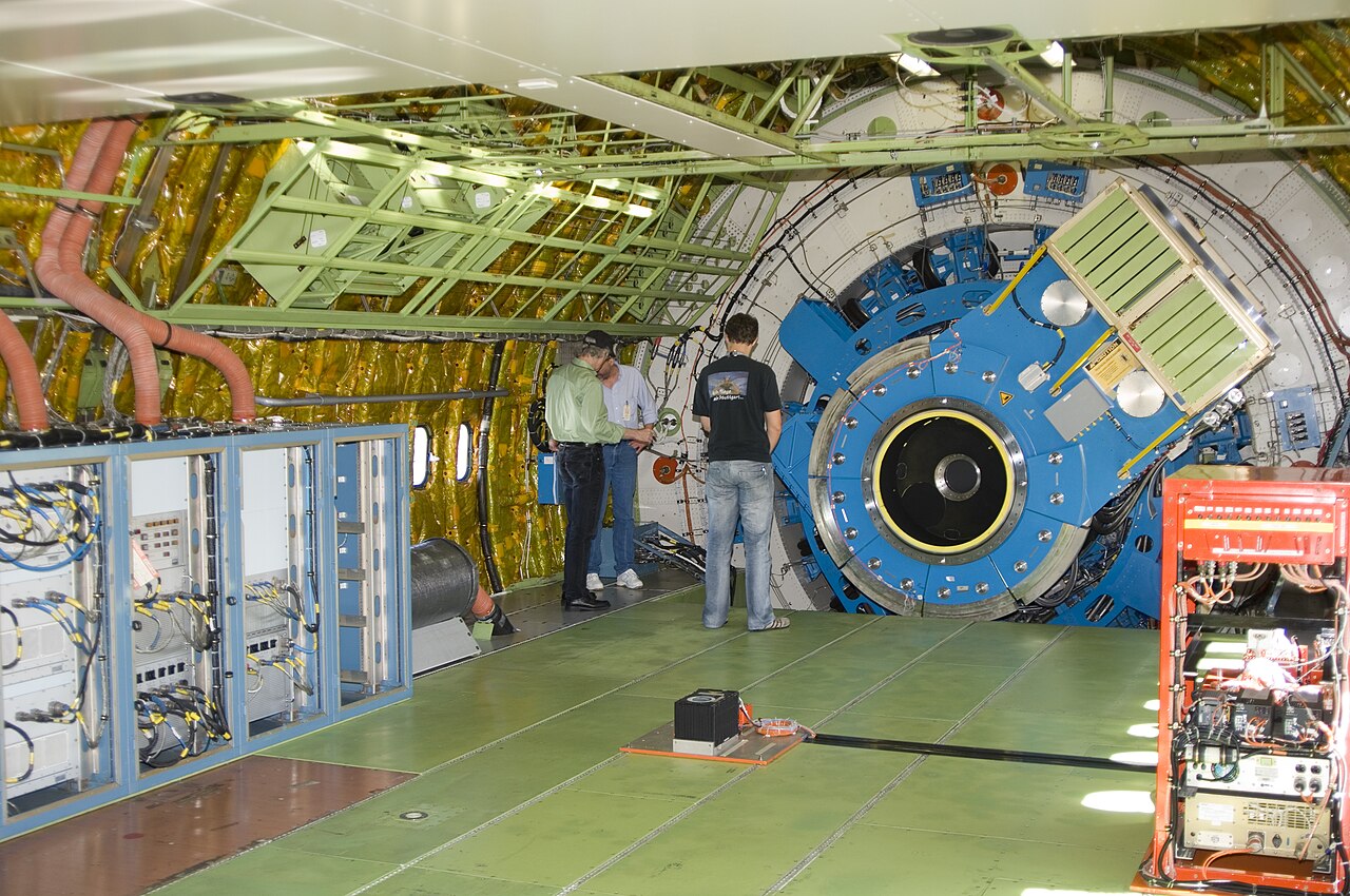 Montura para telescopio infrarrojo SOFIA