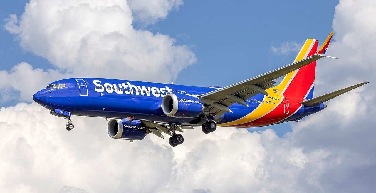 Boeing 737 MAX de Southwest Airlines