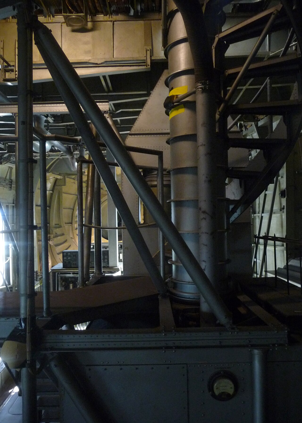 Interior cockpit and stairway of the preserved Hughes H-4 Hercules