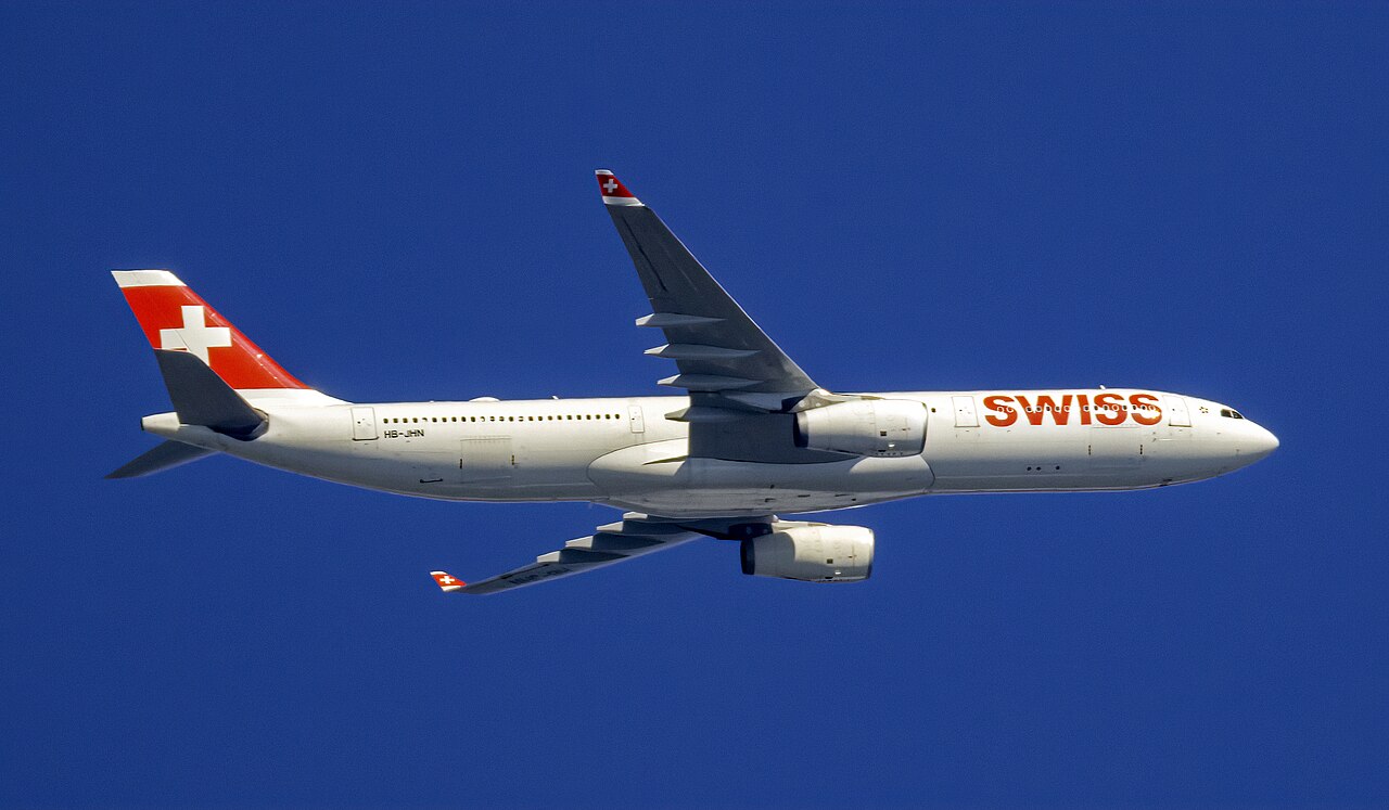 SWISS Airbus A330-300 HB-JHN, the aircraft operating flight LX52
