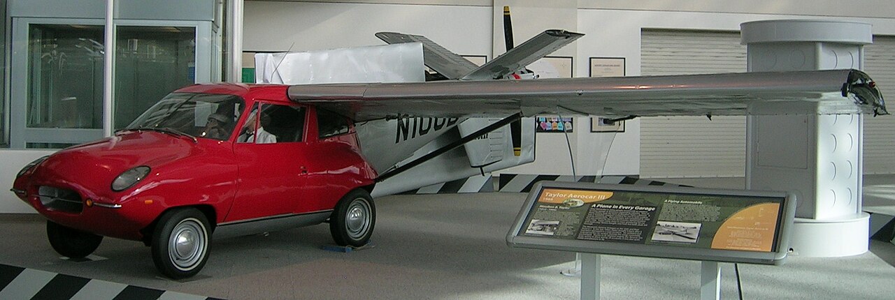 A Taylor Aerocar with its wings and tail attached, ready to fly