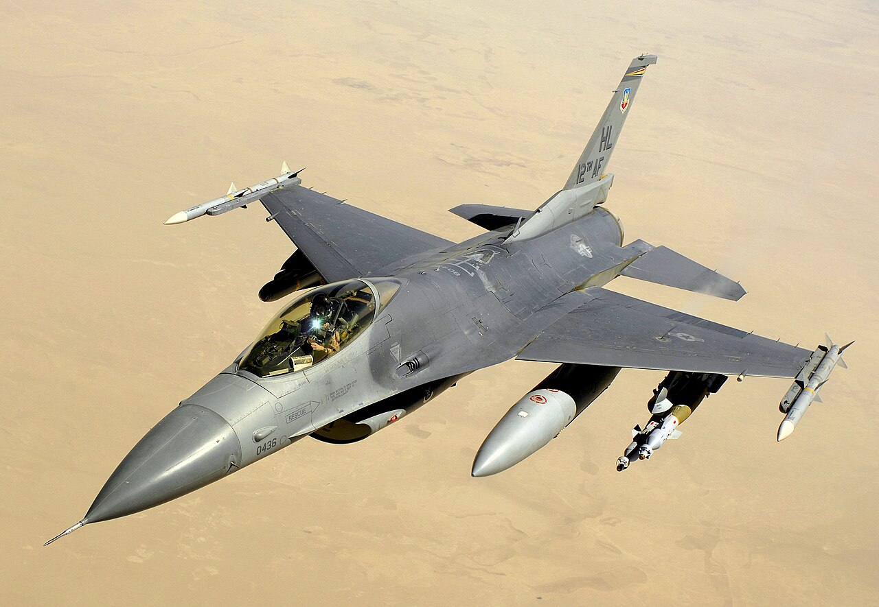 An F-16 of the type flown by the Royal Thai Air Force