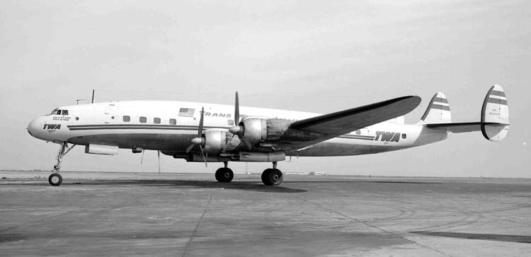 TWA Lockheed Super Constellation A Trans World Airlines Lockheed L-1049 Super Constellation