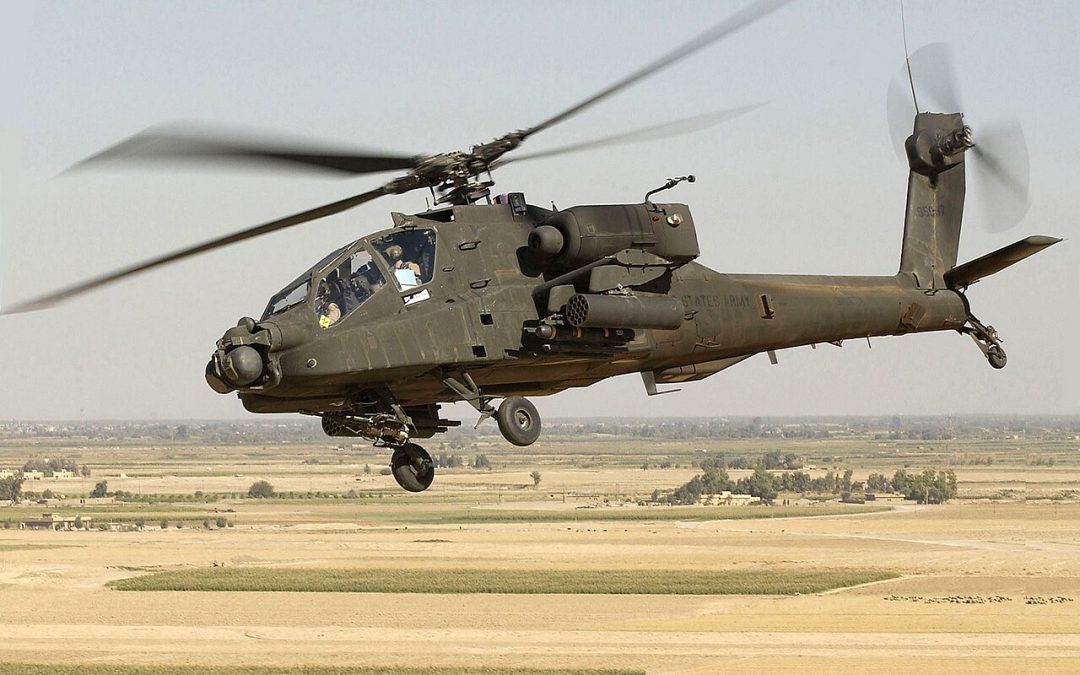 An Army Apache Goes Down in Texas