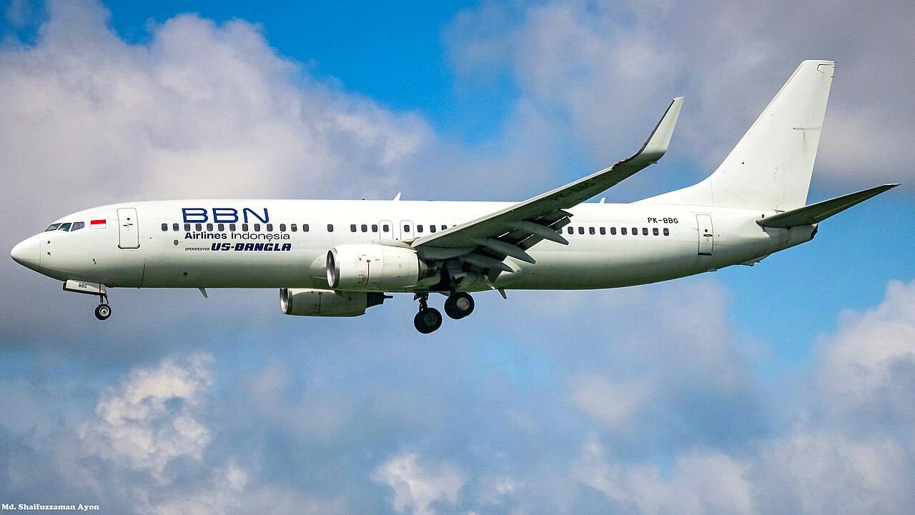 Boeing 737-800 de US-Bangla Airlines