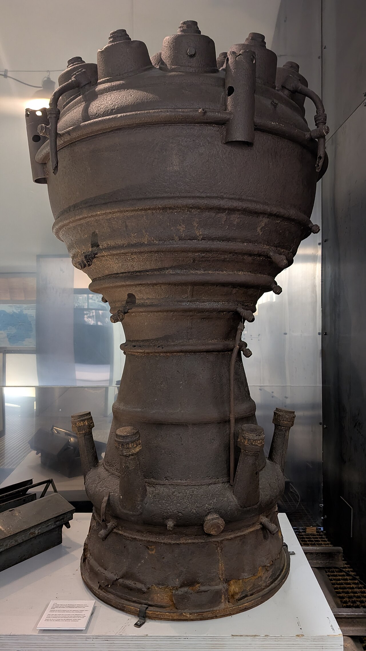 V-2-Raketentriebwerk im Museum Peenemünde