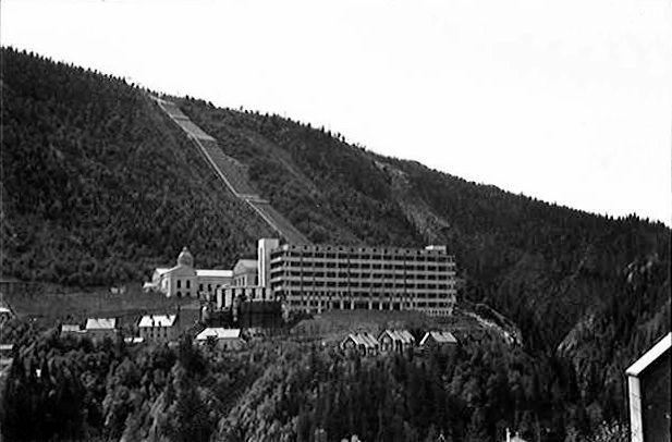 La centrale hydroélectrique de Vemork en Norvège, 1935