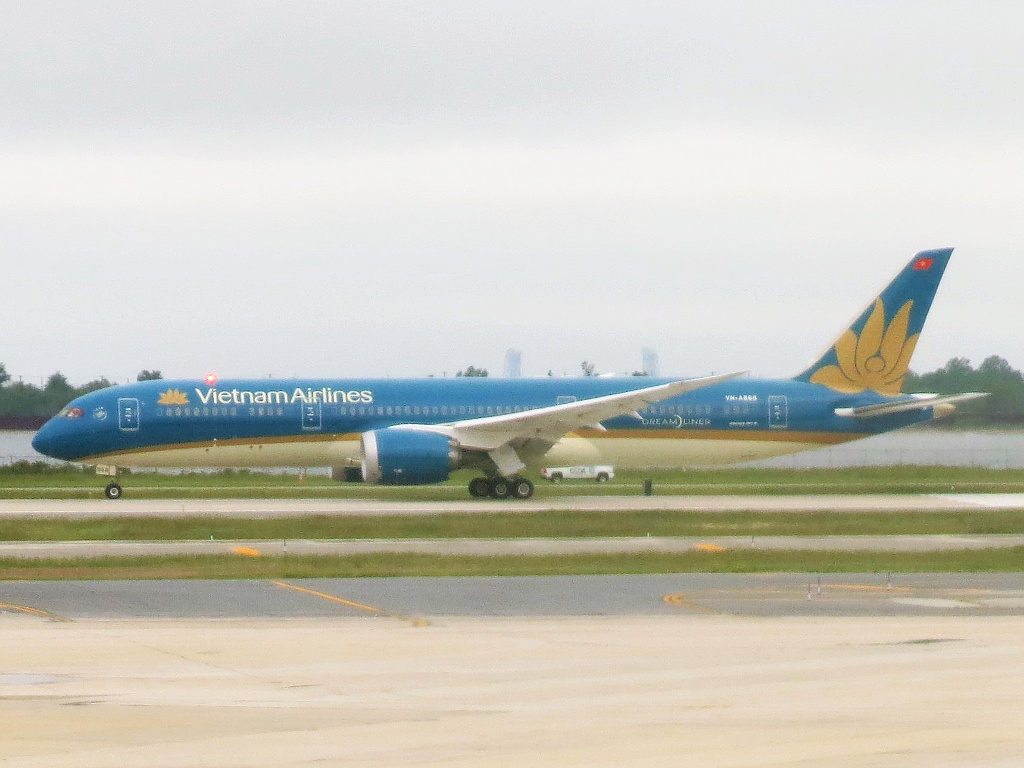 A Vietnam Airlines Boeing 787-9 Dreamliner