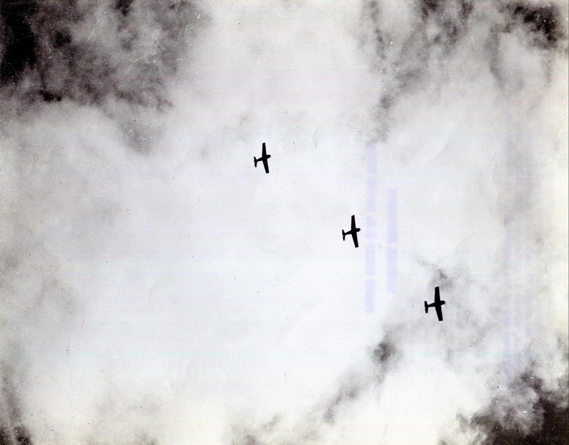 Grumman F4F Wildcats over Henderson Field, Guadalcanal, 1942