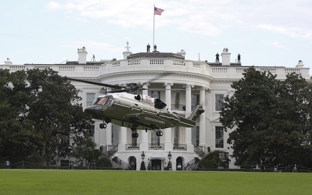 VH-92A Marine One Opens the White House’s New Granite Helipad