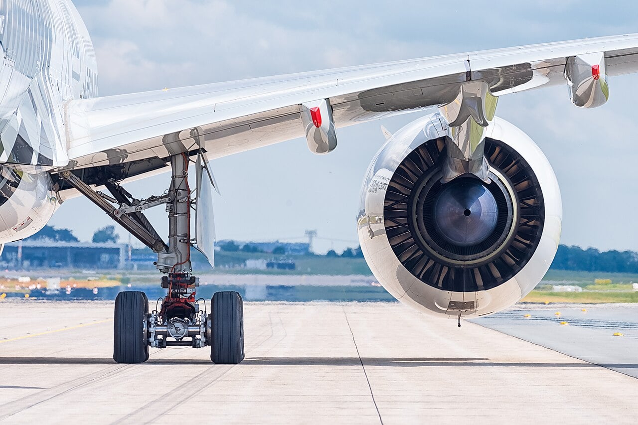 An Airbus A350 XWB