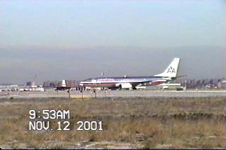 American Airlines Flight 587 before takeoff at JFK