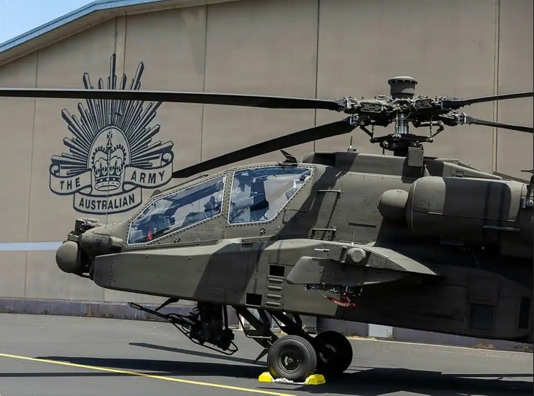 Australian Army AH-64E Apache at RAAF Base Townsville